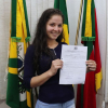 Eduarda Arnold assume como Agente de Combate à Dengue junto à Secretaria de Saúde