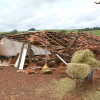 Fortes ventos causam estragos no interior do Município